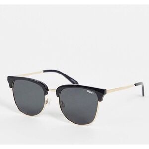 Quay Australia X Arod Evasive Black Smoke Polarized Sunglasses Retro Square